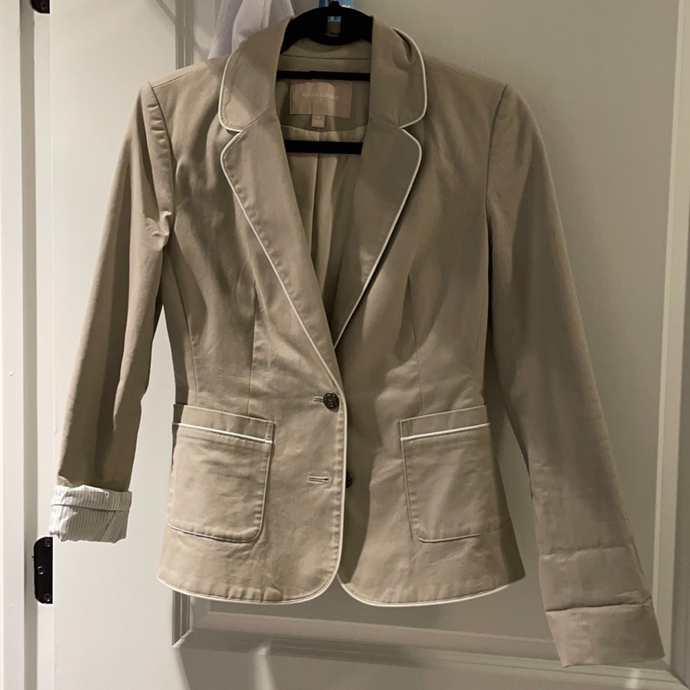 Khaki/Tan colored Banana Republic Blazer